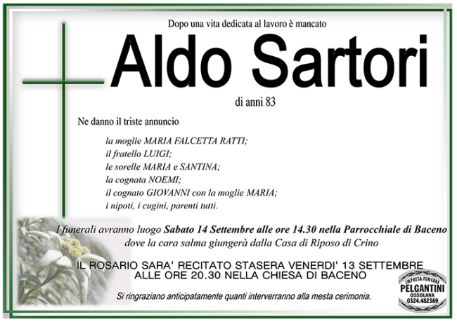 aldo SARTORI