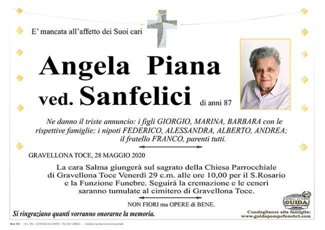 angela piana SANFELICI