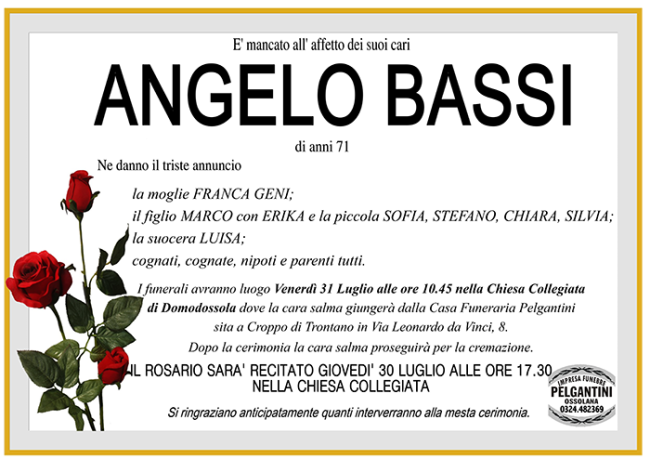 angelo BASSI