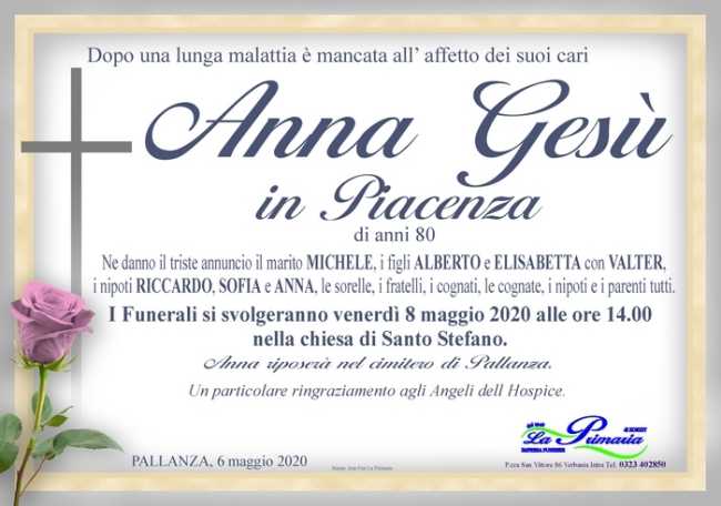 anna gesu piacenza
