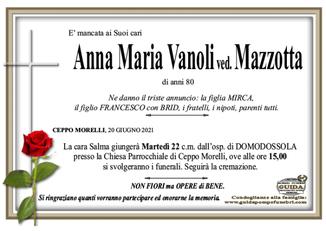 anna maria VANOLI