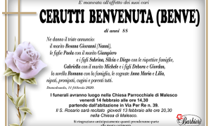 annuncio Cerutti Benvenuta