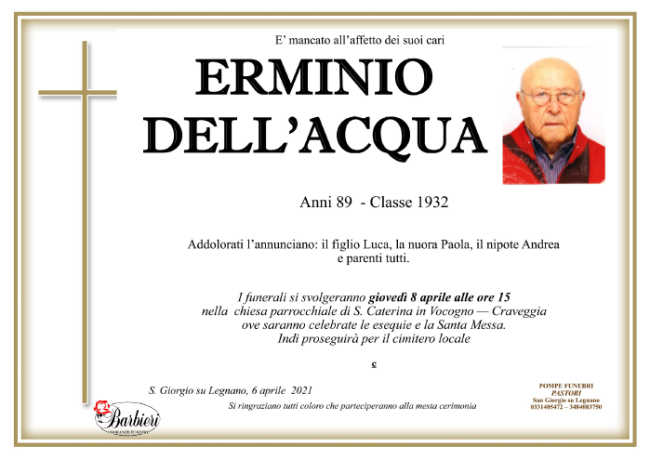 annuncio Erminio Dellacqua