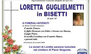 annuncio Guglielmetti Loretta