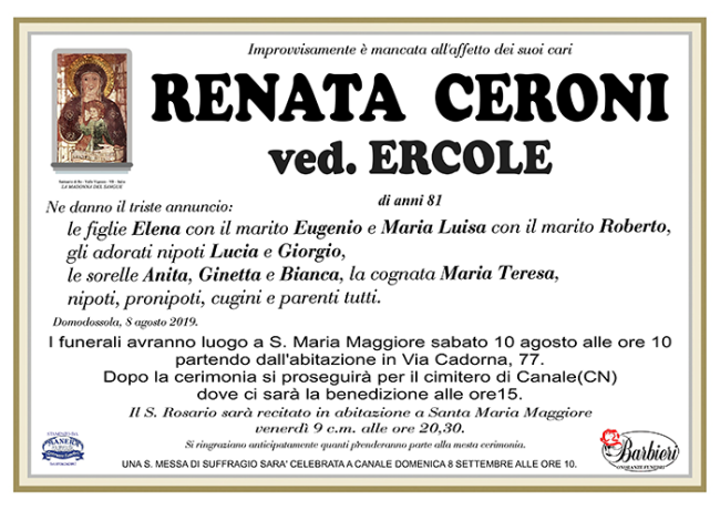 annuncio Renata Ceroni
