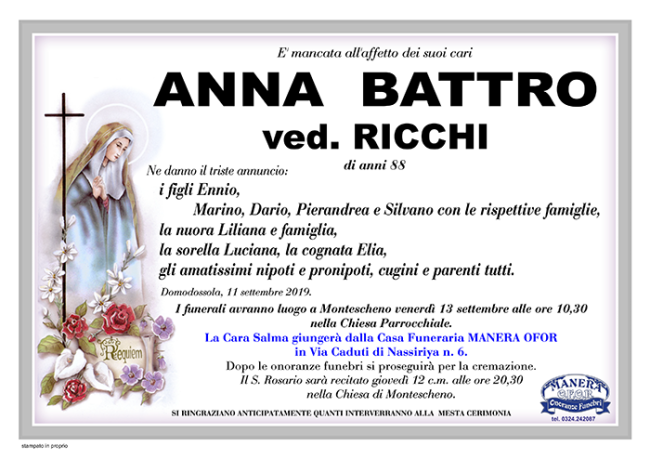 annuncio Battro Anna