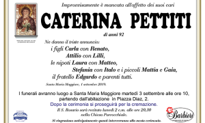 annuncio Caterina Pettiti