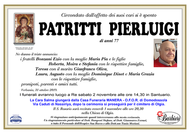annuncio Patritti Pierluigi