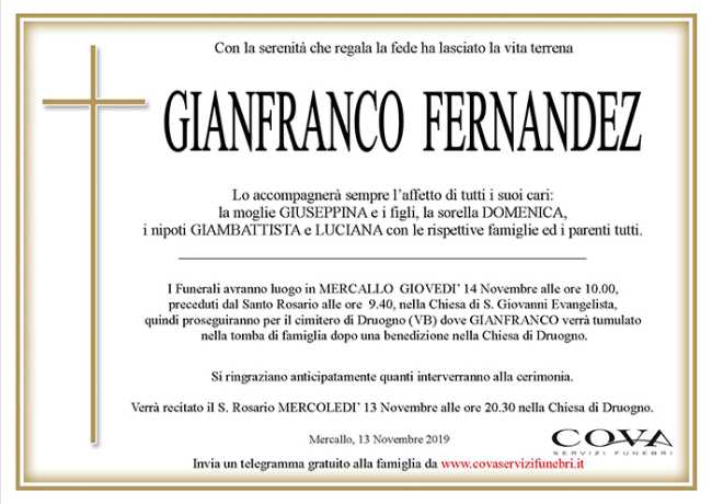 annuncio gianfranco fernandez