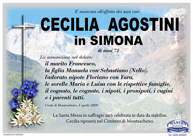 anuncio Agostini Cecilia