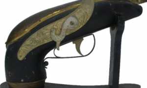 bottiglia carillon a forma di pistola