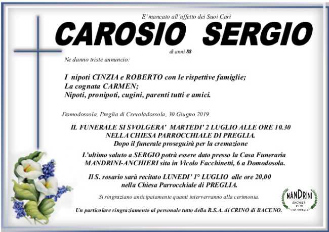 carosio sergio