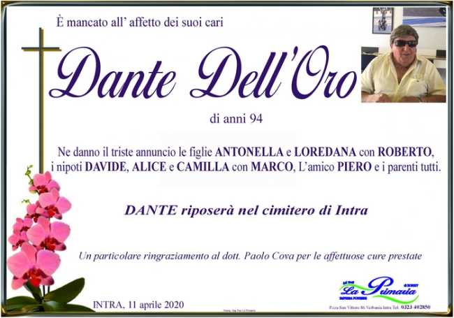 dante dell oro