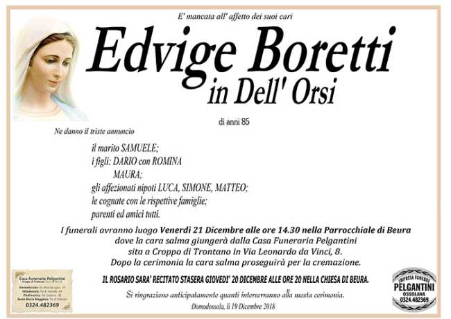 edvige boretti