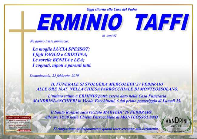 erminio taffi
