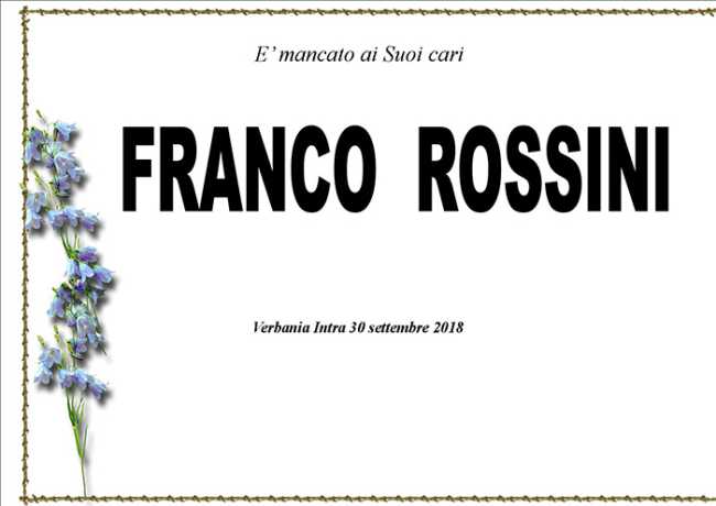 franco rossini