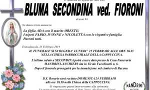 funebre BLUMA SECONDINA