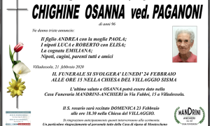 funebre CHIGHINE OSANNA