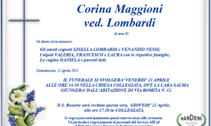funebre CORINA MAGGIONI