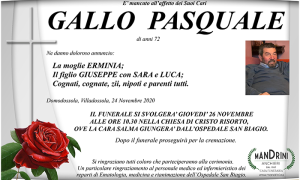 funebre GALLO PASQUALE