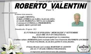 funebre ROBERTO VALENTINI