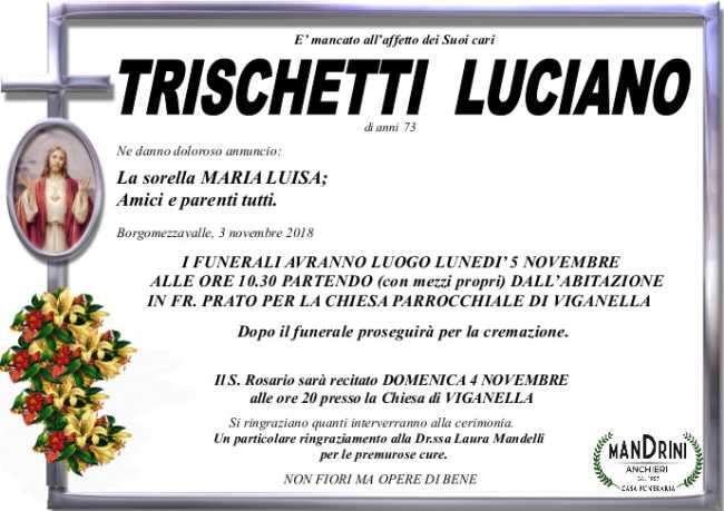 funebre TRISCHETTI LUCIANO