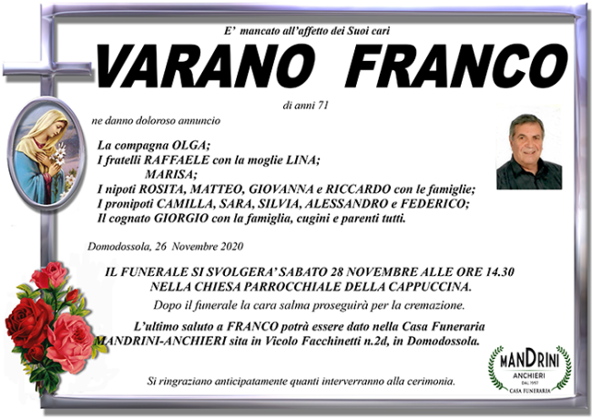 funebre VARANO FRANCO