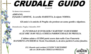 funerale CRUDALE GUIDO