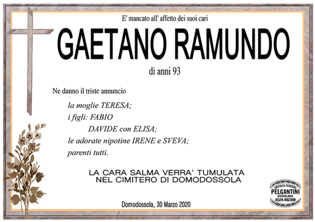 gaetano RAMUNDO