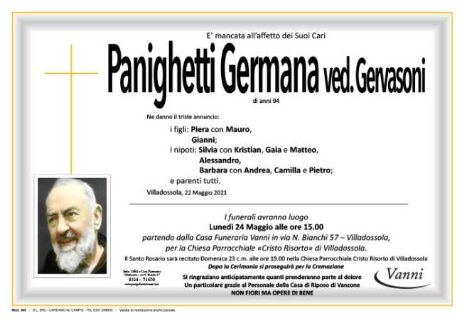 germana Annuncio mod. 417 Panighetti