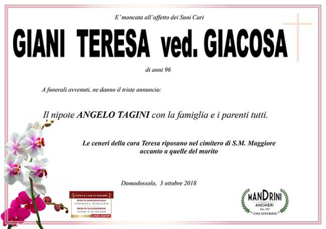 giani teresa ved giacosa