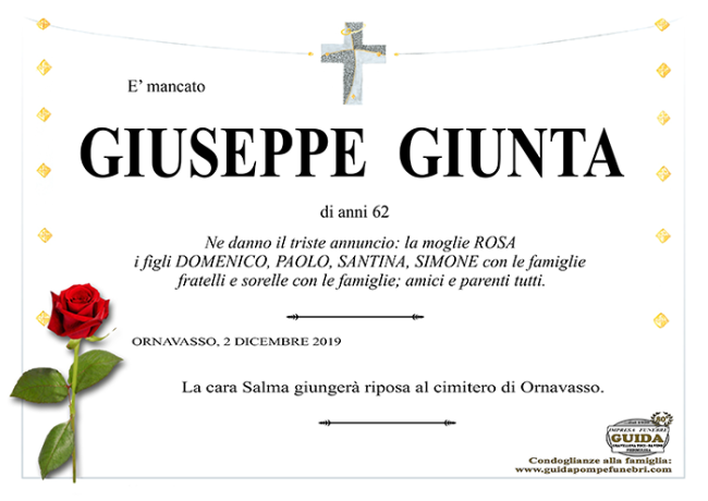 giuseppe GIUNTA