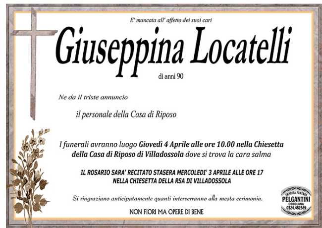 giuseppina locatelli