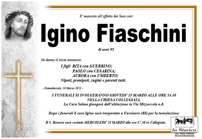 igino manifesto FIASCHINI