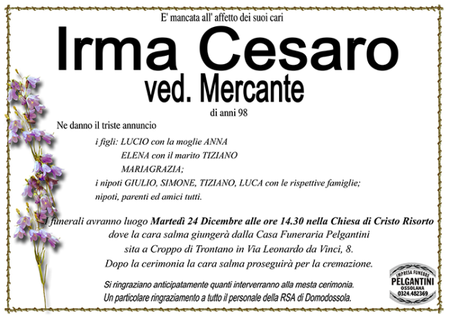 irma CESARO