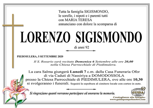 lorenzo SIGISMONDO