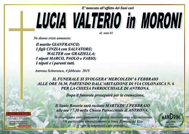 lucia valterio in moroni