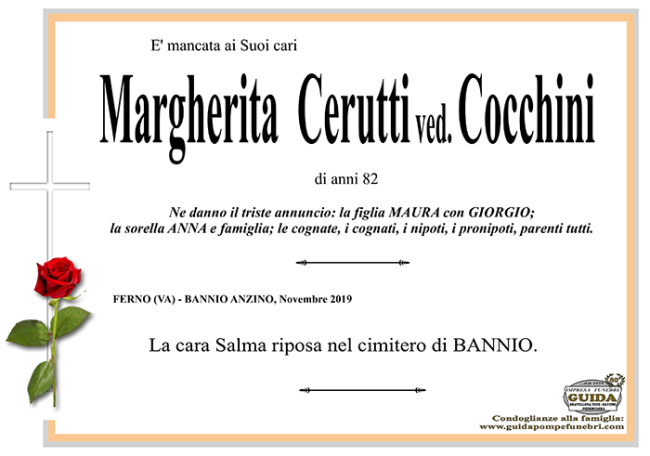 margherita cerutti ved COCCHINI