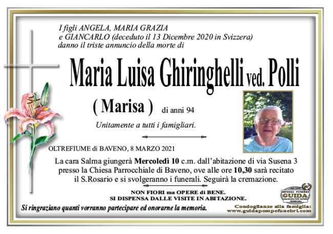 maria POLLI GHIRINGHELLI