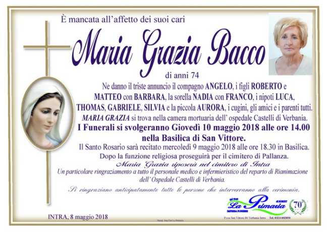 maria grazia bacco