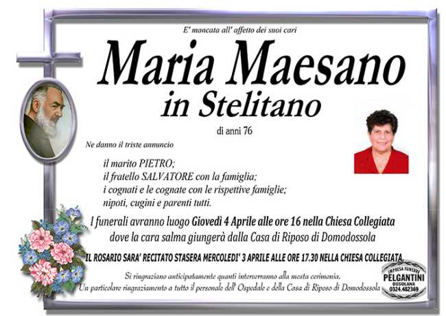 maria maesano in stelitano