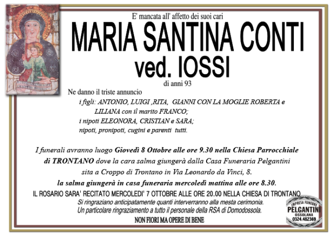 maria santina conti iossi