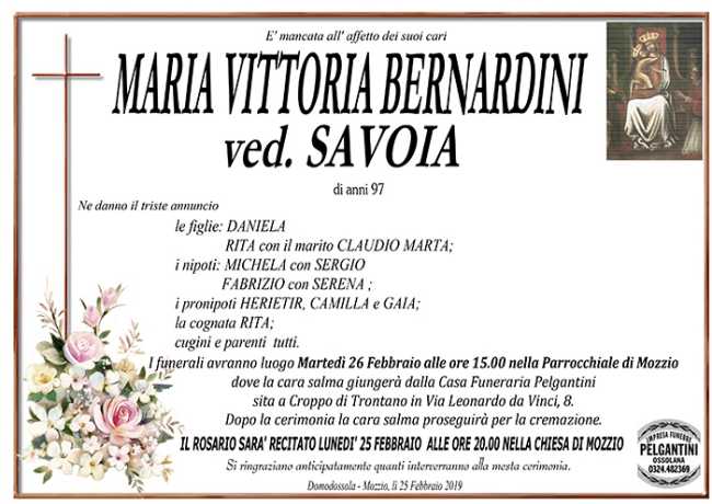 maria vittoria bernardini