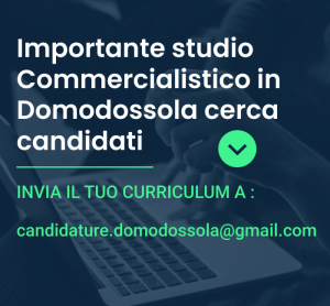 Studio commercialistico cerca candidati