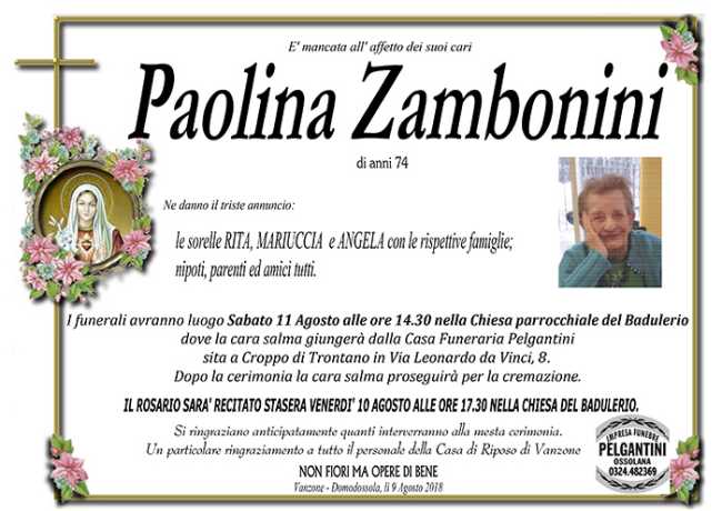 paolina zambonini