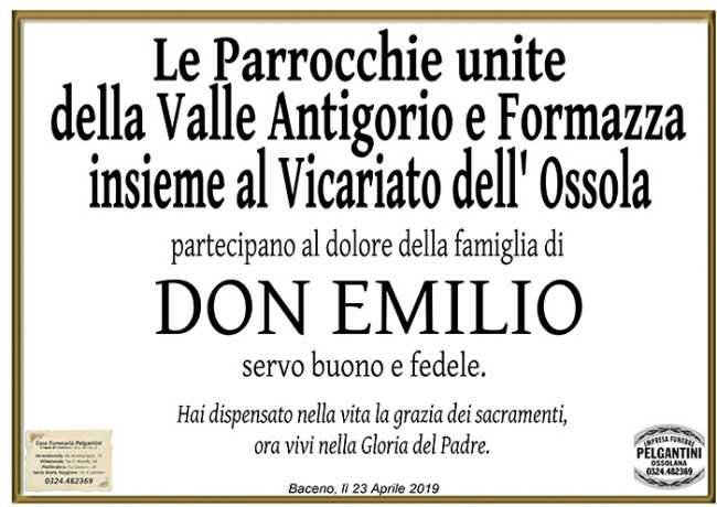 partecipazione don emilio olzeri