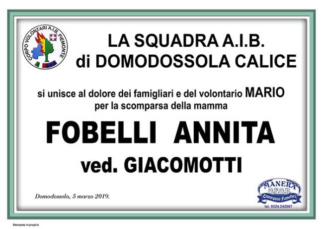 partecipazione fobelli anita