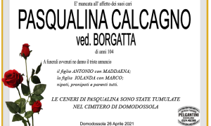pasqualina borgatta CALCAGNO