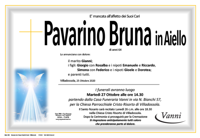 pavarino Annuncio mod. 302 Angelo Aiello