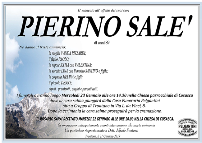 pierino sale
